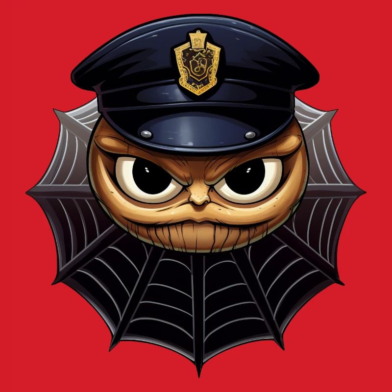 Spinnen Polizei