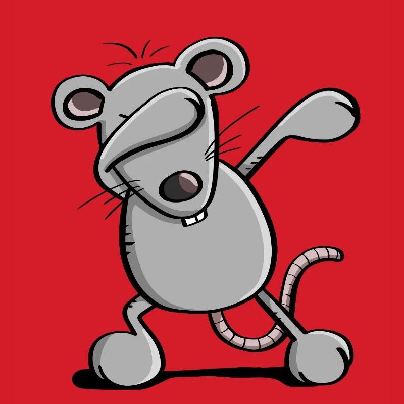 Coole Dab Dance Maus - Dabbing Ratte - Comic