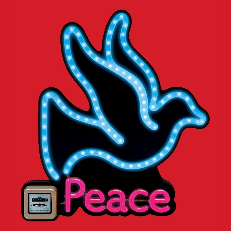 DOVE NEON - peace & love