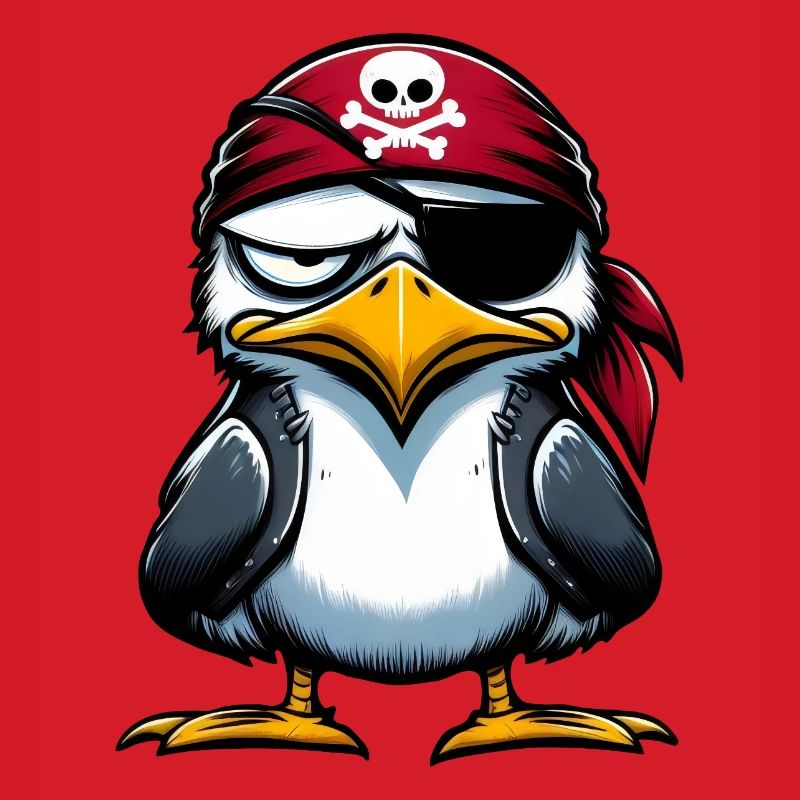 Seagull Pirate Eye Blindfold