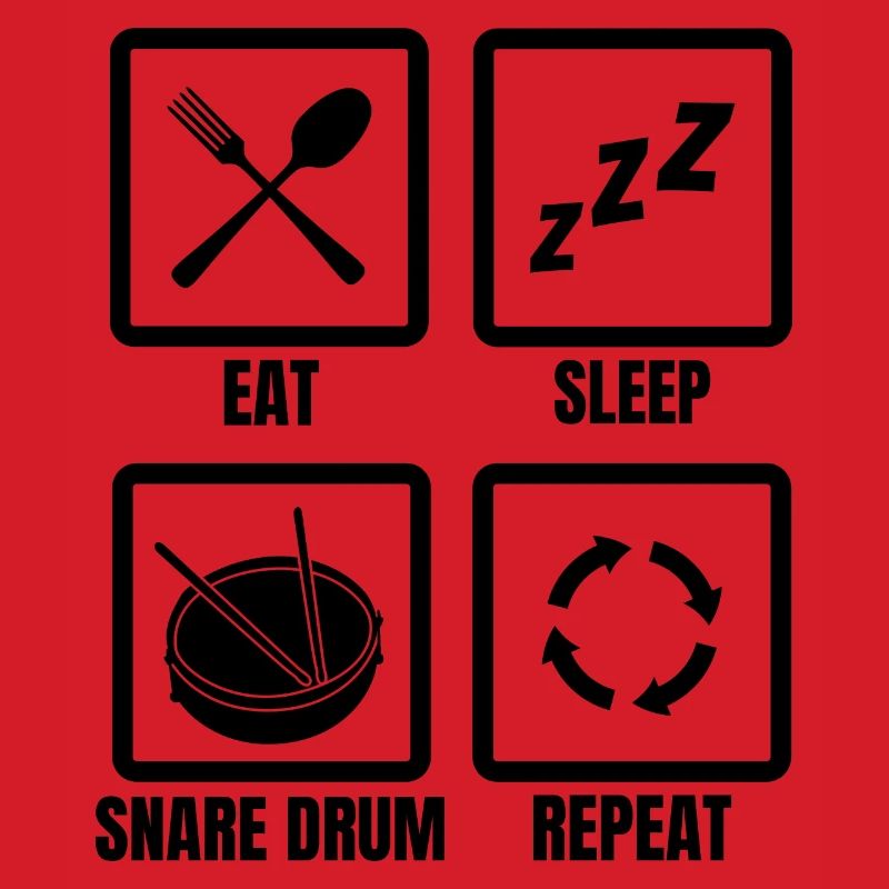 Trommelspieler Routine