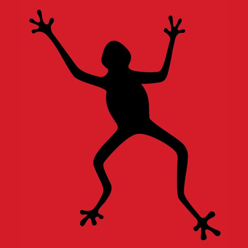 Frosch Silhouette: Tropisch, Regenwald