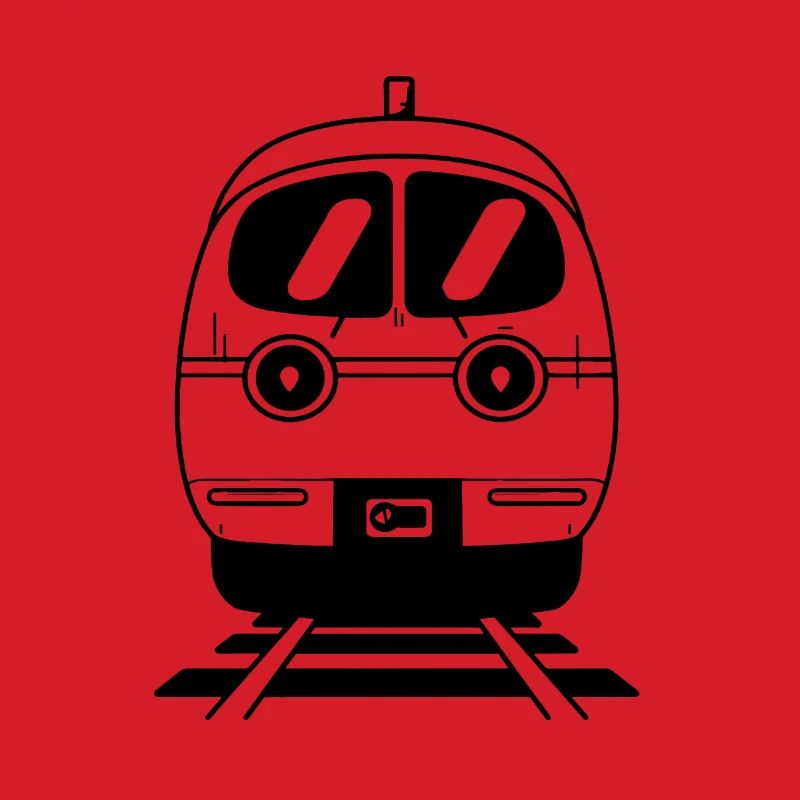 Cartoon Eisenbahn