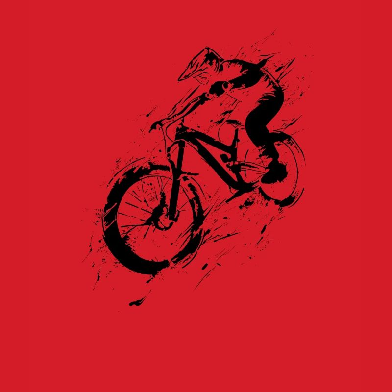 Mountainbiking Illustration