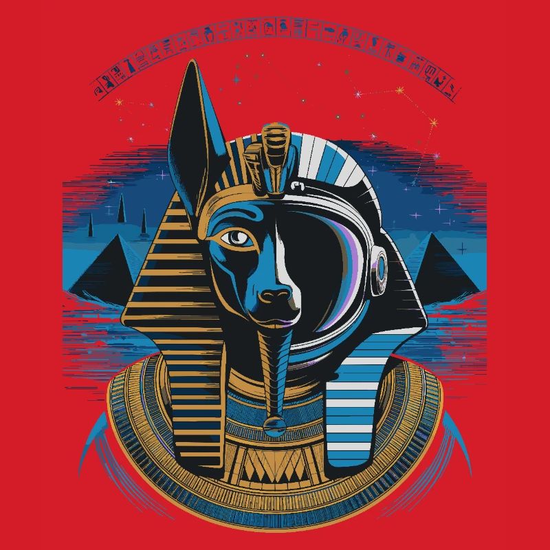 Conception hybride Anubis céleste