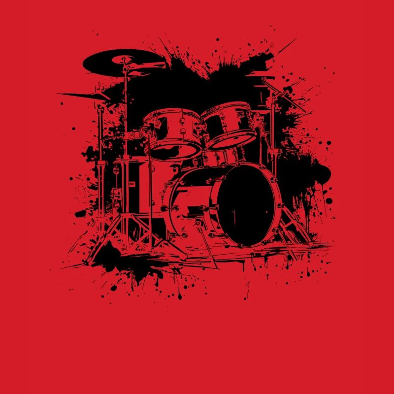 Drum Kit Zeichnung