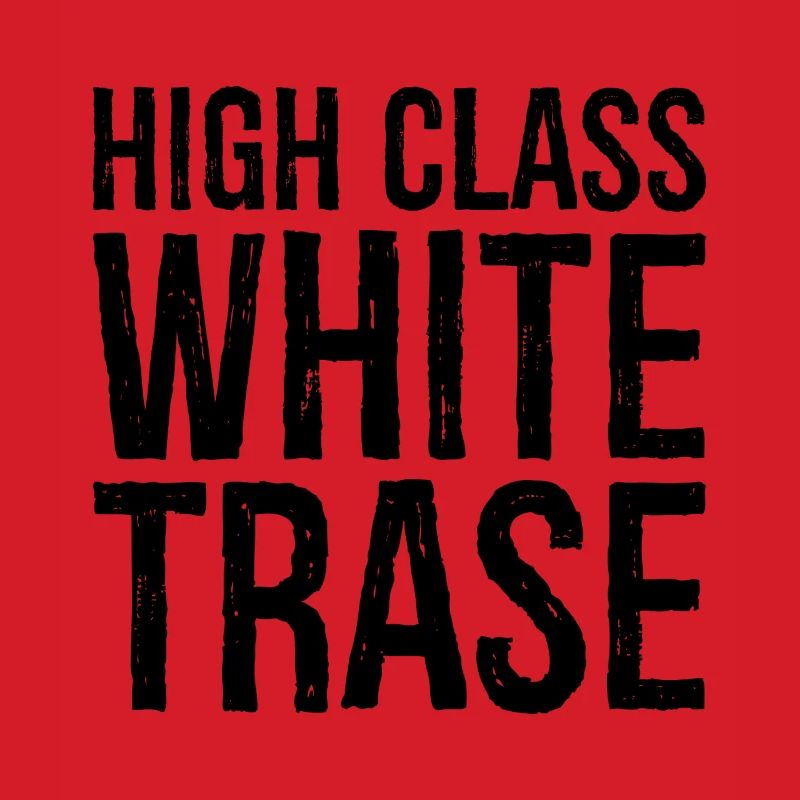 High class white trase