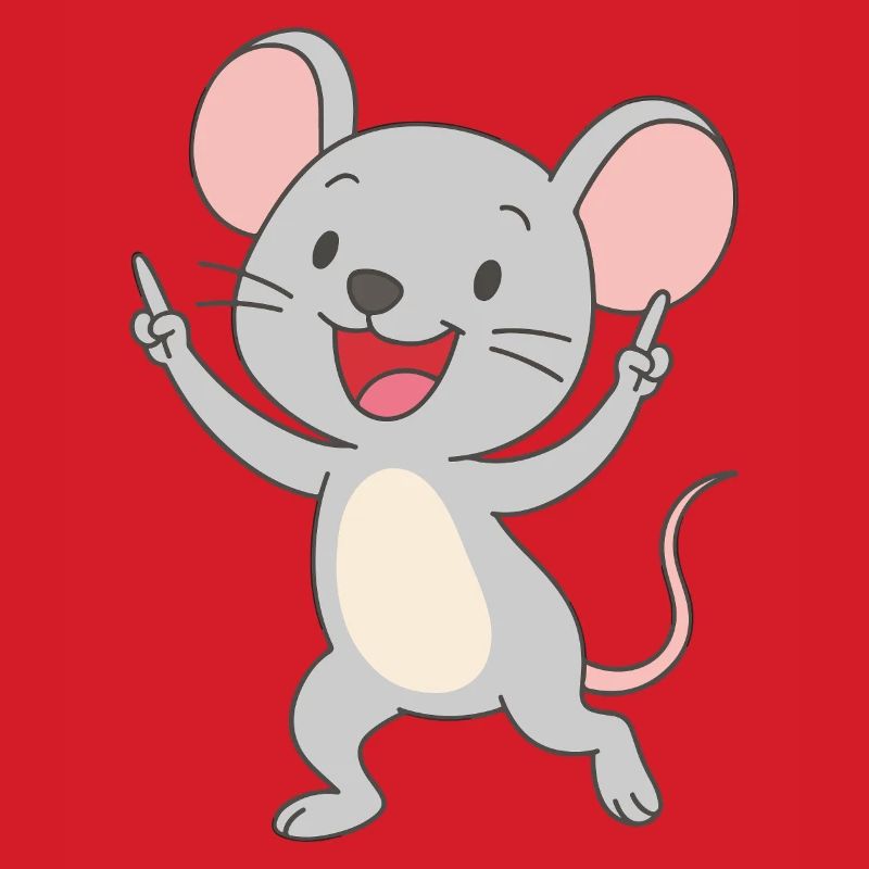 Tanzende Spaßmaus