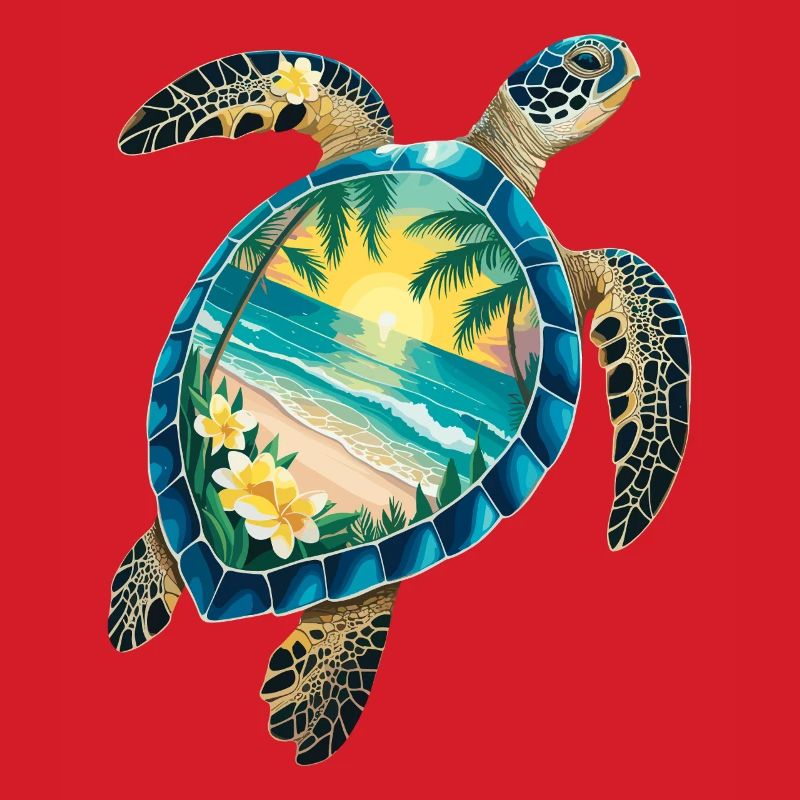 Turtle Waves Surf Turtle Surfer Turtles