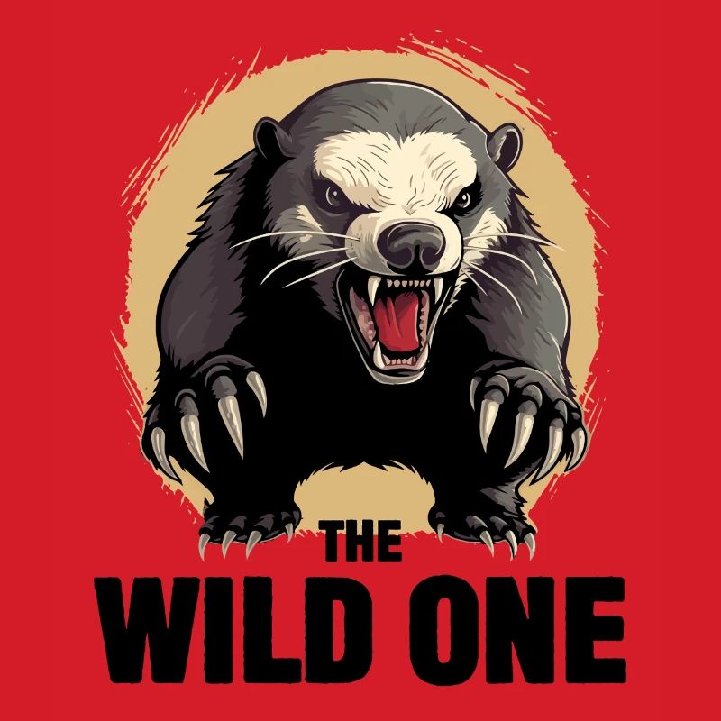 Honigdachs, der Wilde,