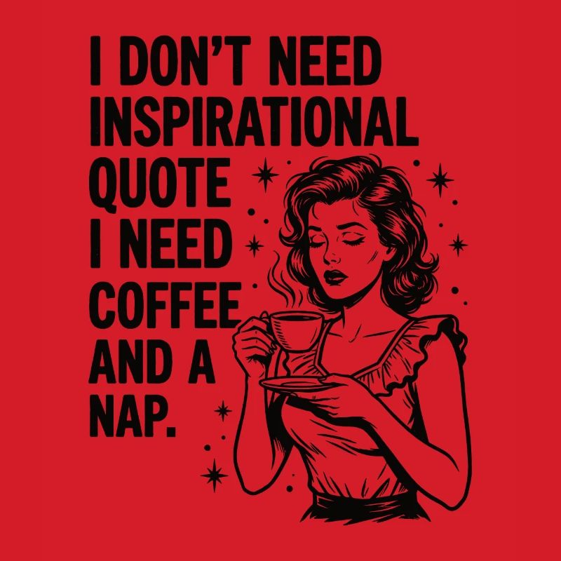 Echte Kaffeeliebe Nickerchen Statement