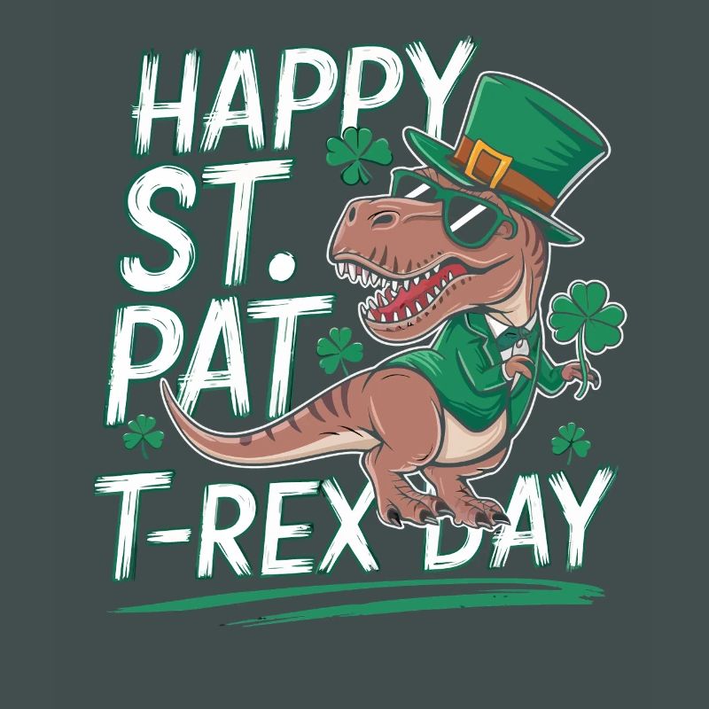 Chapeau de T-Rex de Saint-Patrick