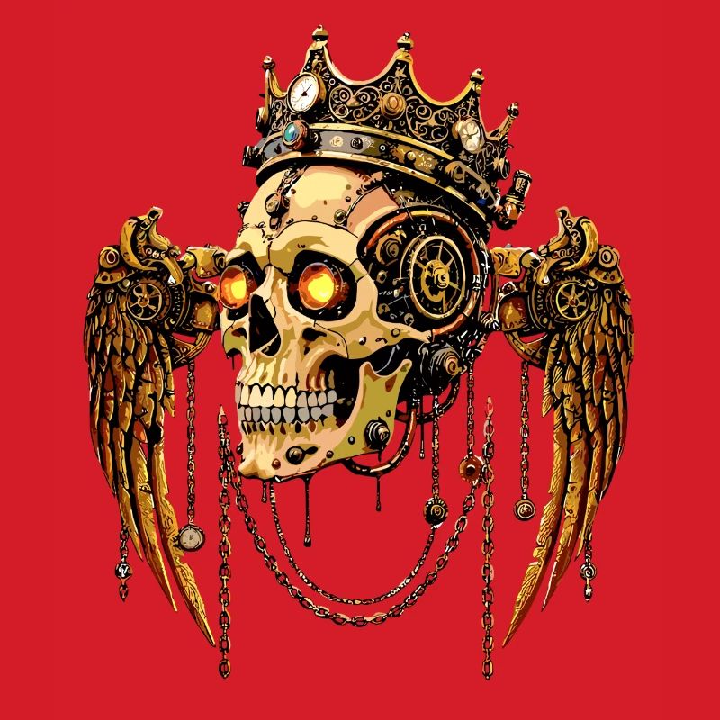 STEAMPUNK SCHÄDEL KRONE