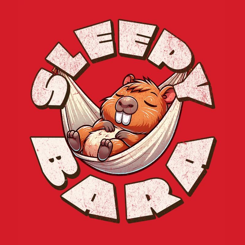 Capybara Sleepy Bara