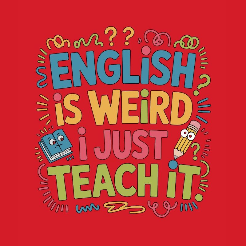 Professeur d’anglais langue seconde anglais c’est bizarre, je suis juste enseignant ESL