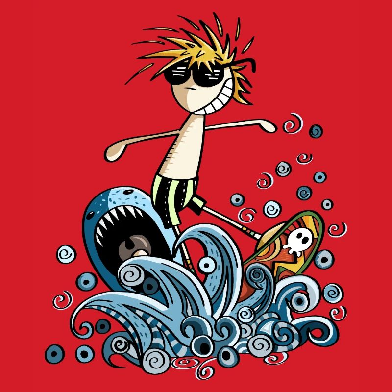 Cooler Power Surfer - Comic