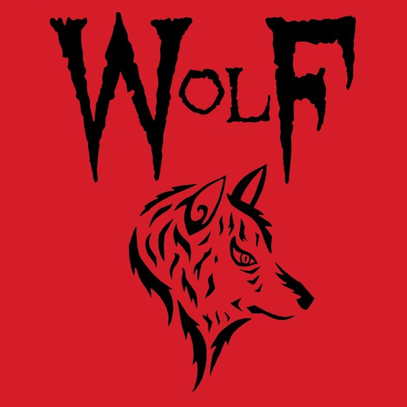 Schwarzer Wolf