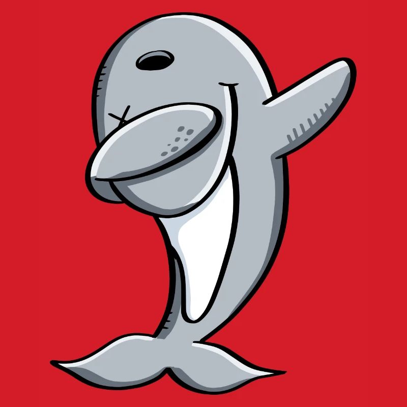 Delfin macht Dab Dance - Dabbing - Delphin - Comic