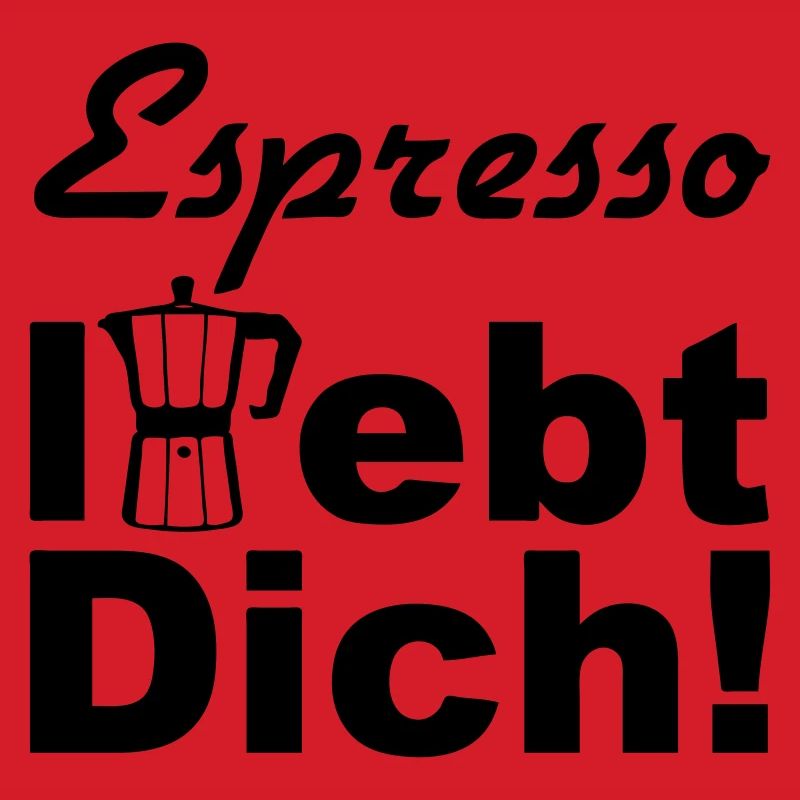 Espresso Kaffee Spruch lustig Geschenk