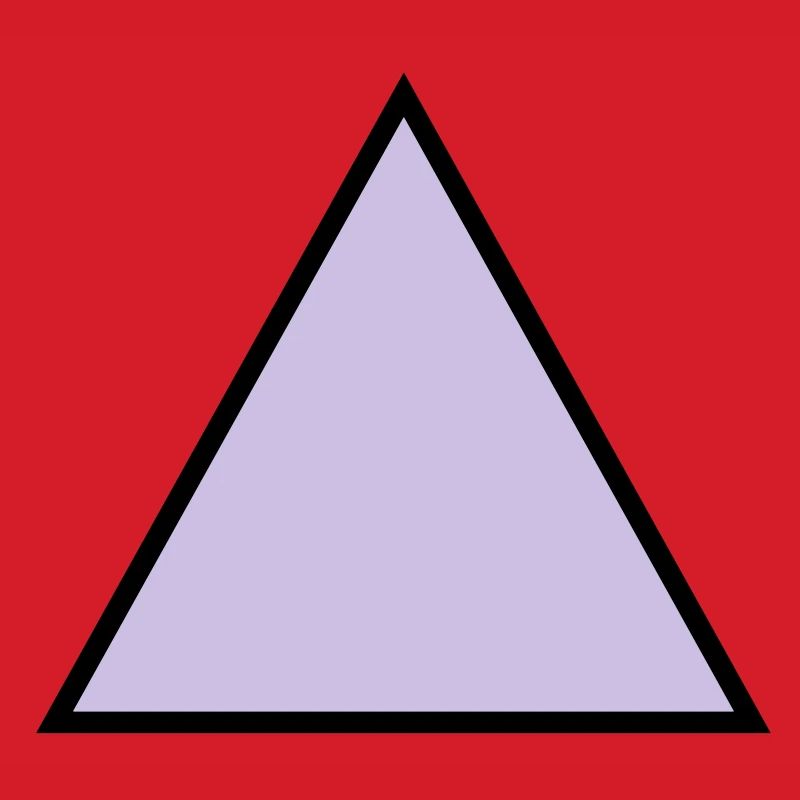 hipster triangle dreieck form