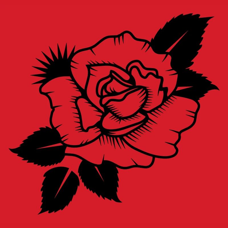 A Drawn Rose