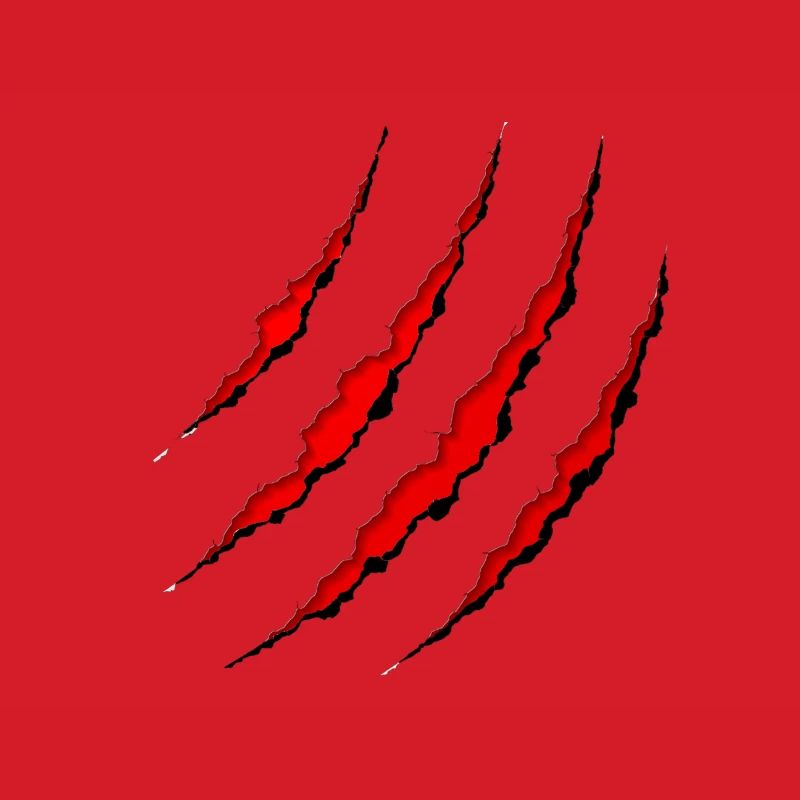 Scratch marks Wolf claw