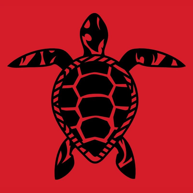 A sea turtle