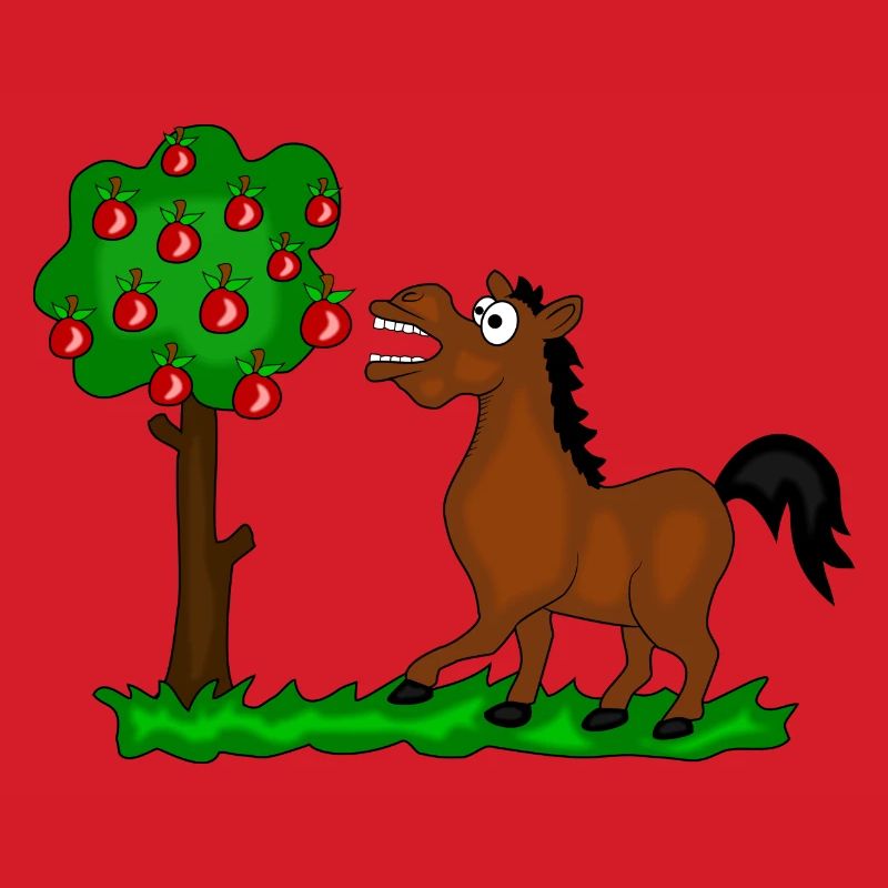 pferd baum