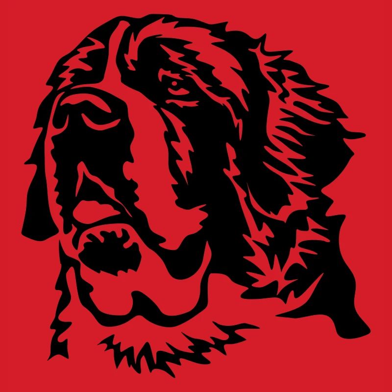 Saint Bernard head