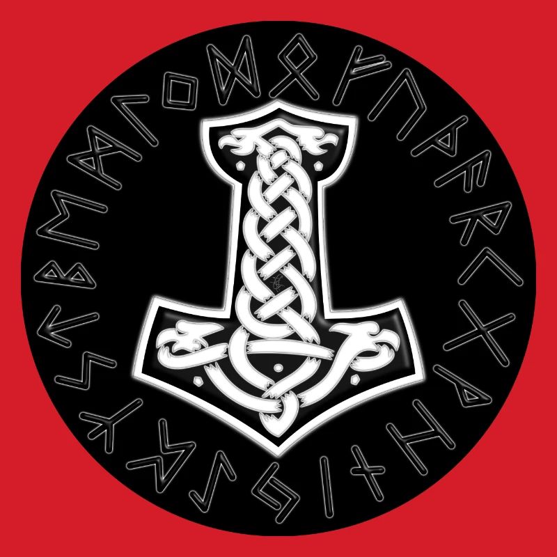 Mjölnir Celtic Runic Knot