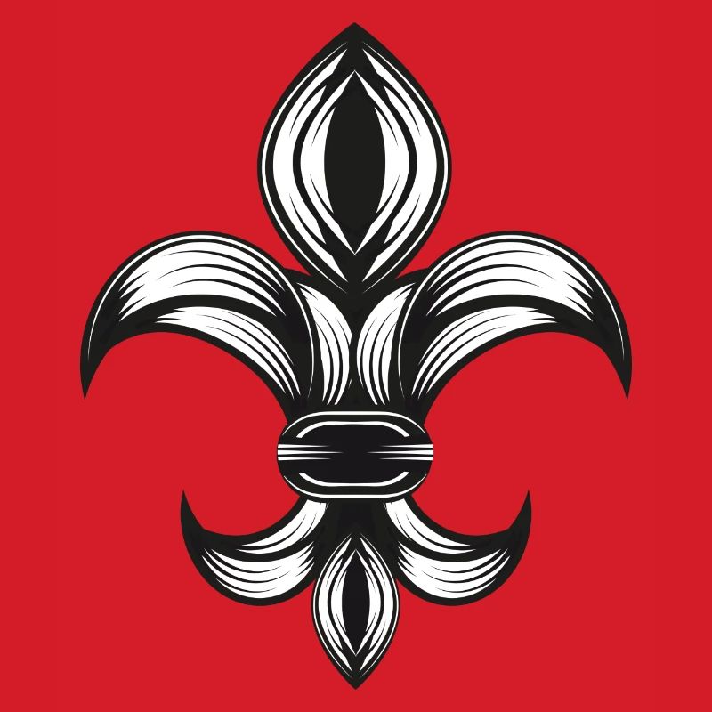 stylized iris - Fleur-de-Lys