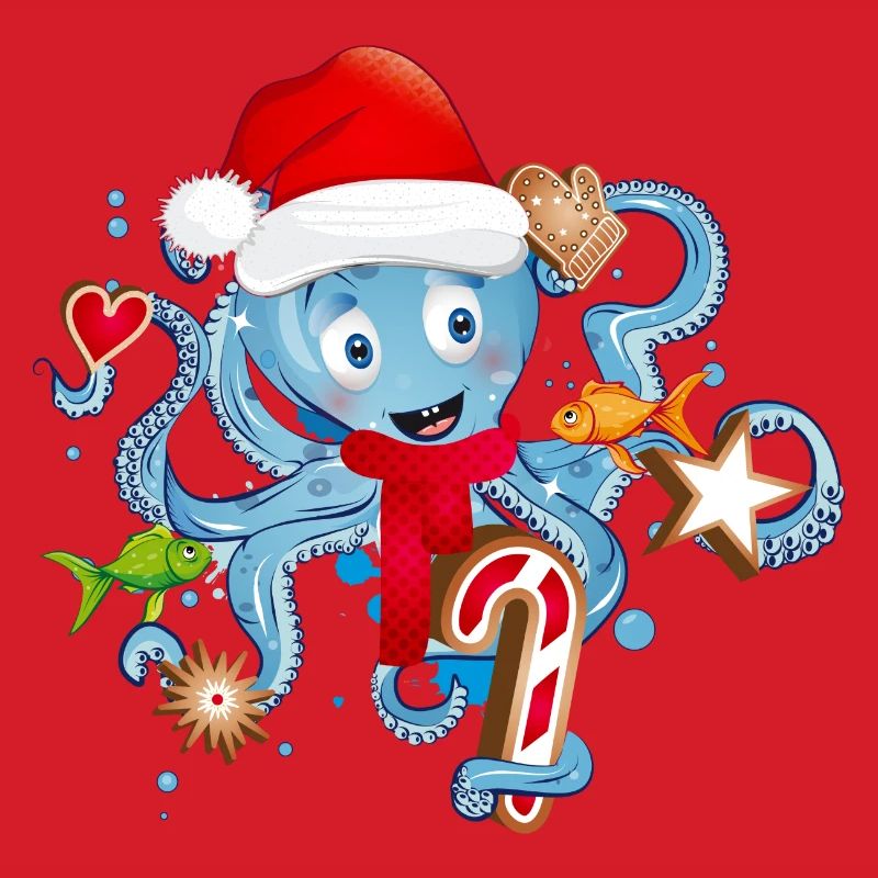 Octopus s’amuse et des biscuits pour Noël