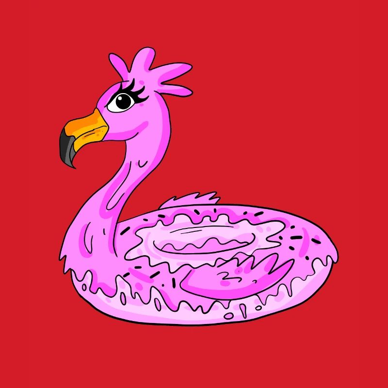 Flamingo Donut