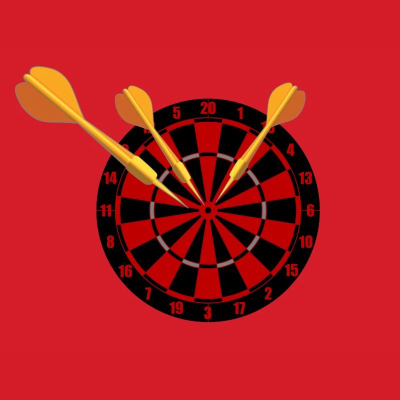 Fléchettes Flèches et jeu de fléchettes