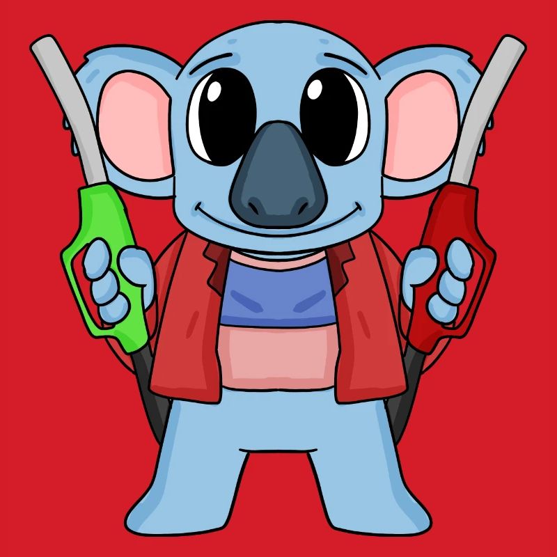 Préposé à la station-service Station d’essence Koala