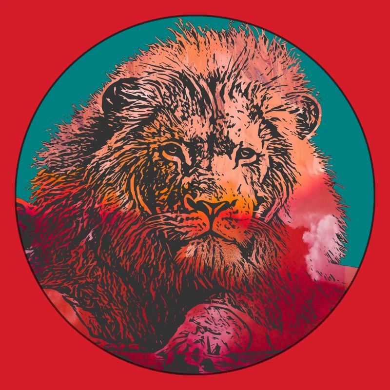 Magnificent lion