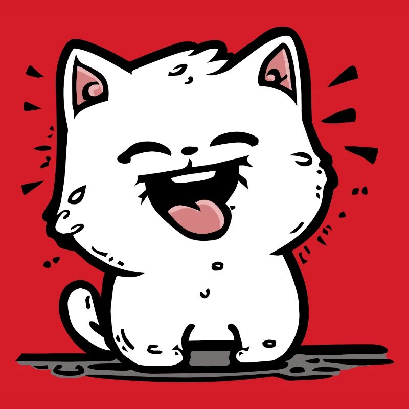 Loughing Kitty