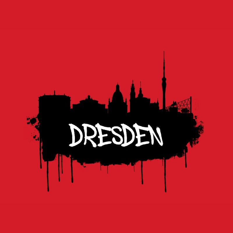 Dresden Graffiti Skyline