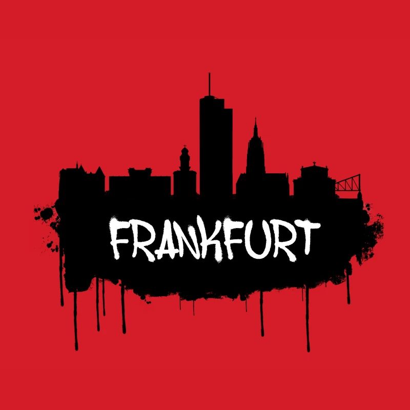 Frankfurt Graffiti Skyline