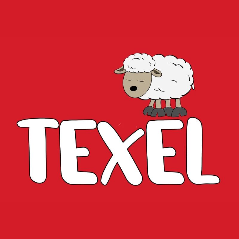 Schaf Texel (bunte Version)