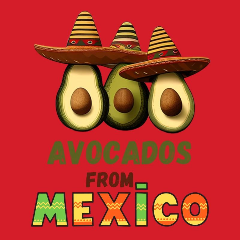 Avocado mit Mexiko