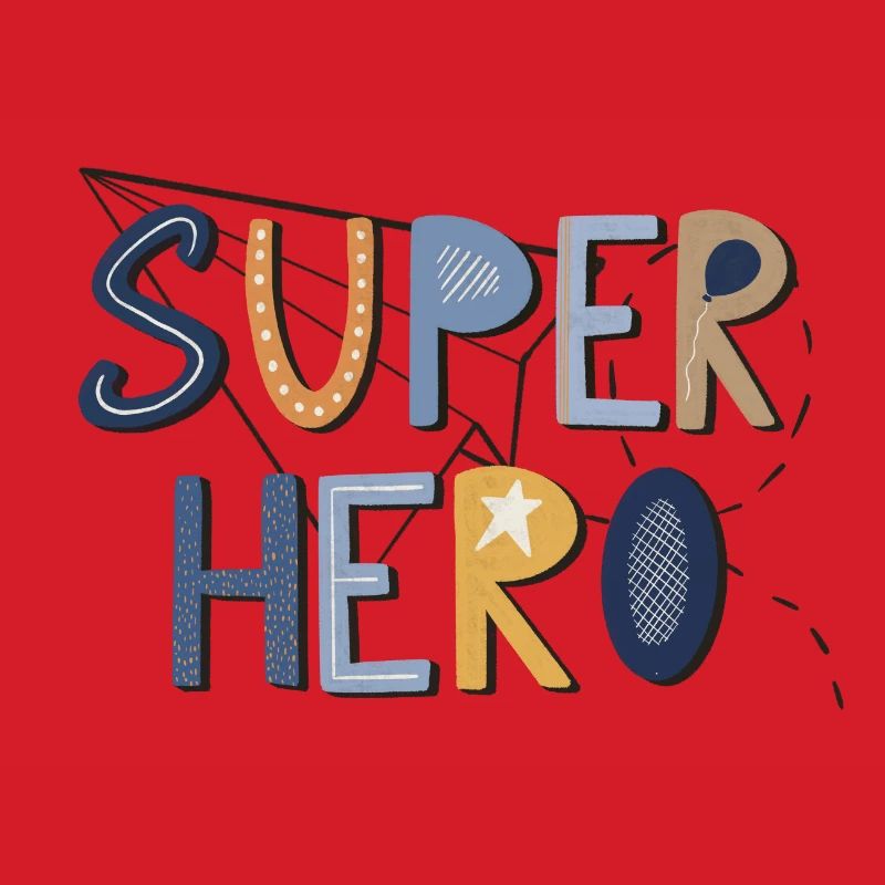 Super Hero – Starkes Design 🦸‍♂️⭐