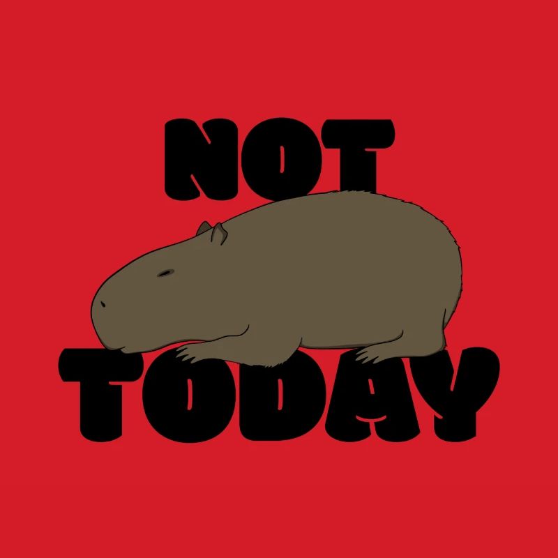 Not today Capybara