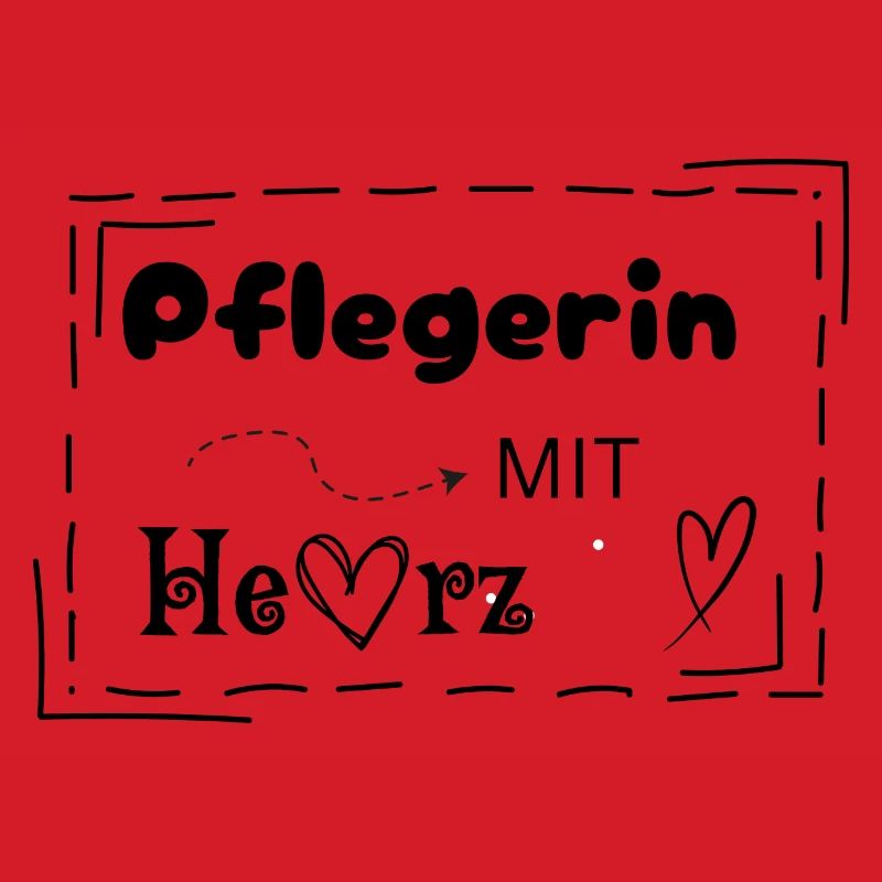 Pflegerin mit Herz