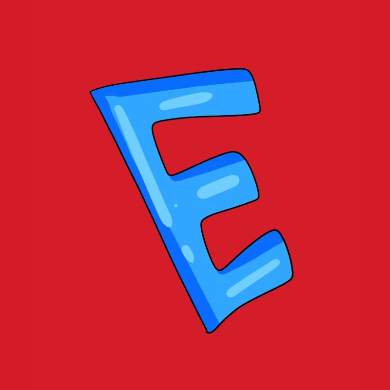 Letter E Initial point