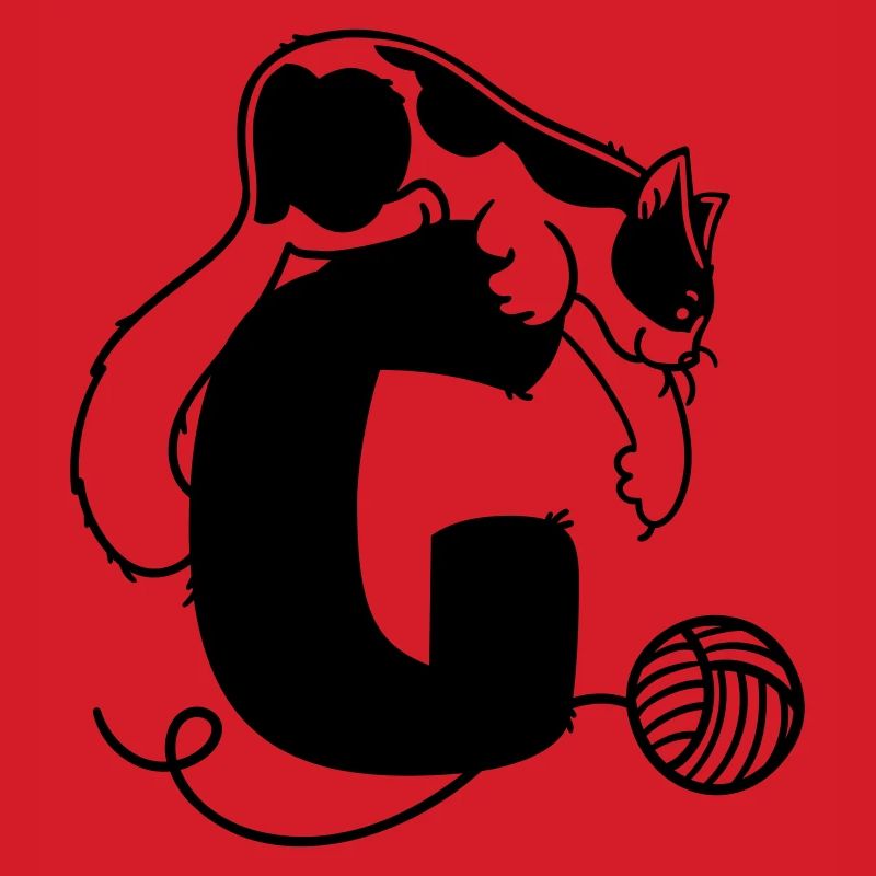 Katze Buchstabe G
