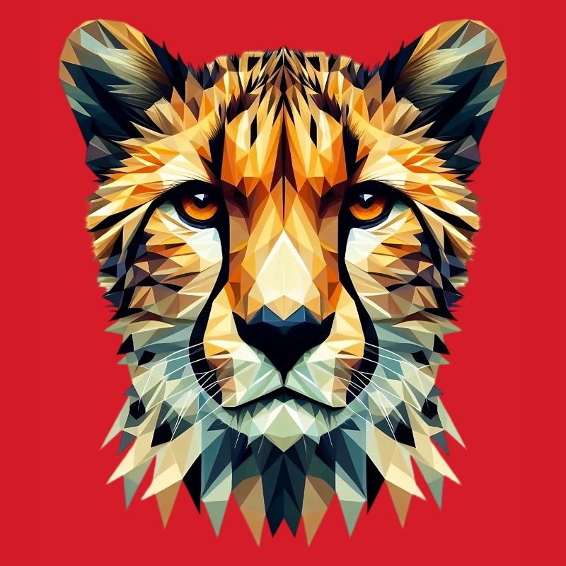 Polygonaler Gepard
