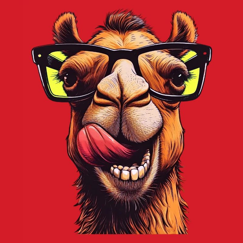 Camel with Sunglasses
