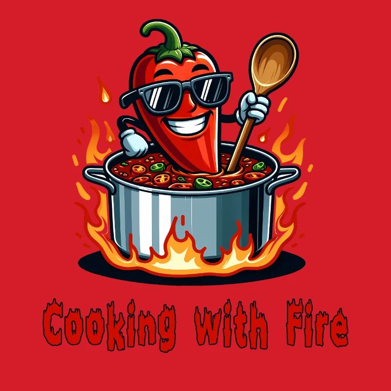 Kochen mit Feuer