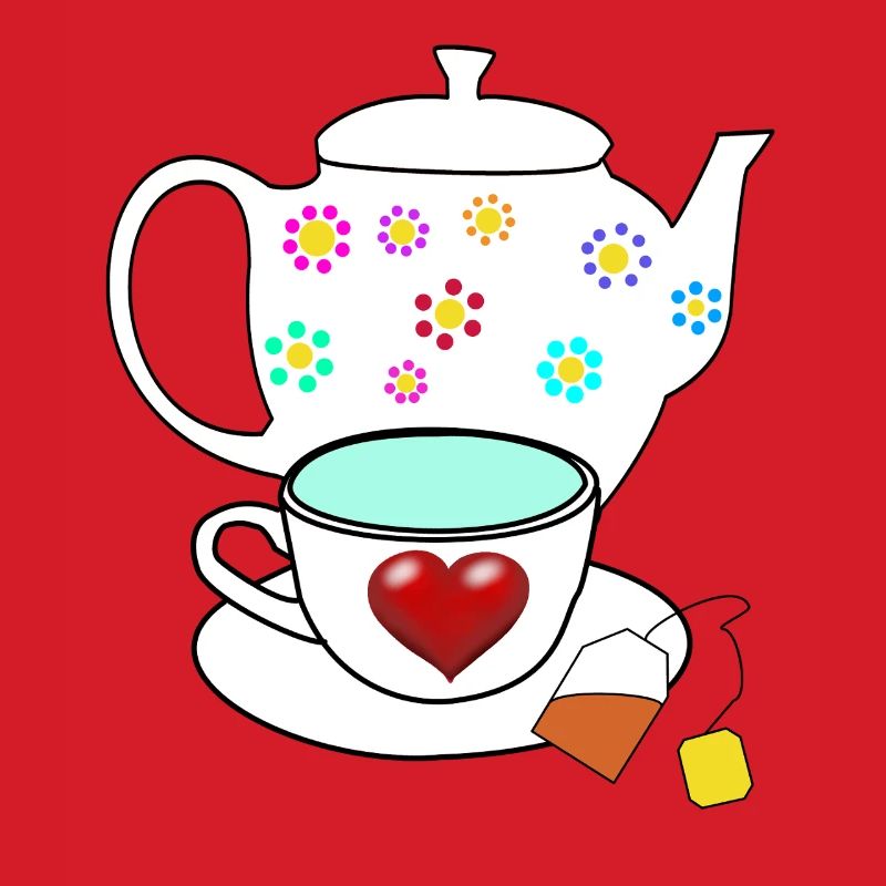 Tee Teekanne Teebeutel Tasse